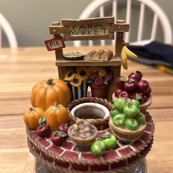 CANDLE CAPPER ⭐️ “farm market” jar topper - Picture 3 of 4